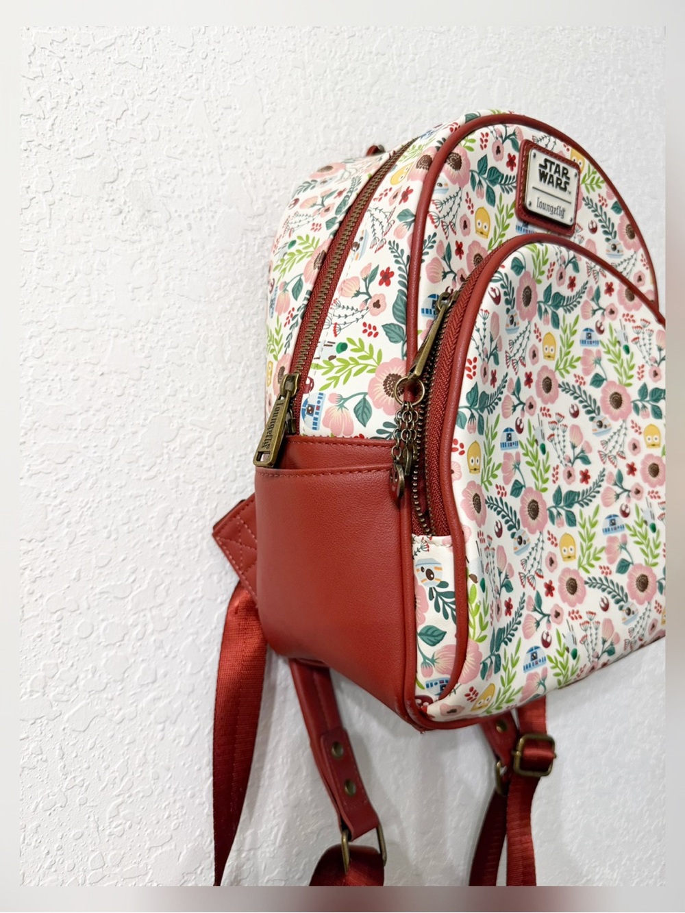 Loungefly Star Wars Floral Mini Backpack - Picture 2 of 16